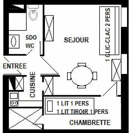 Apartment La Rochette - Pour 3 Personnes Mae-9524 La Plagne